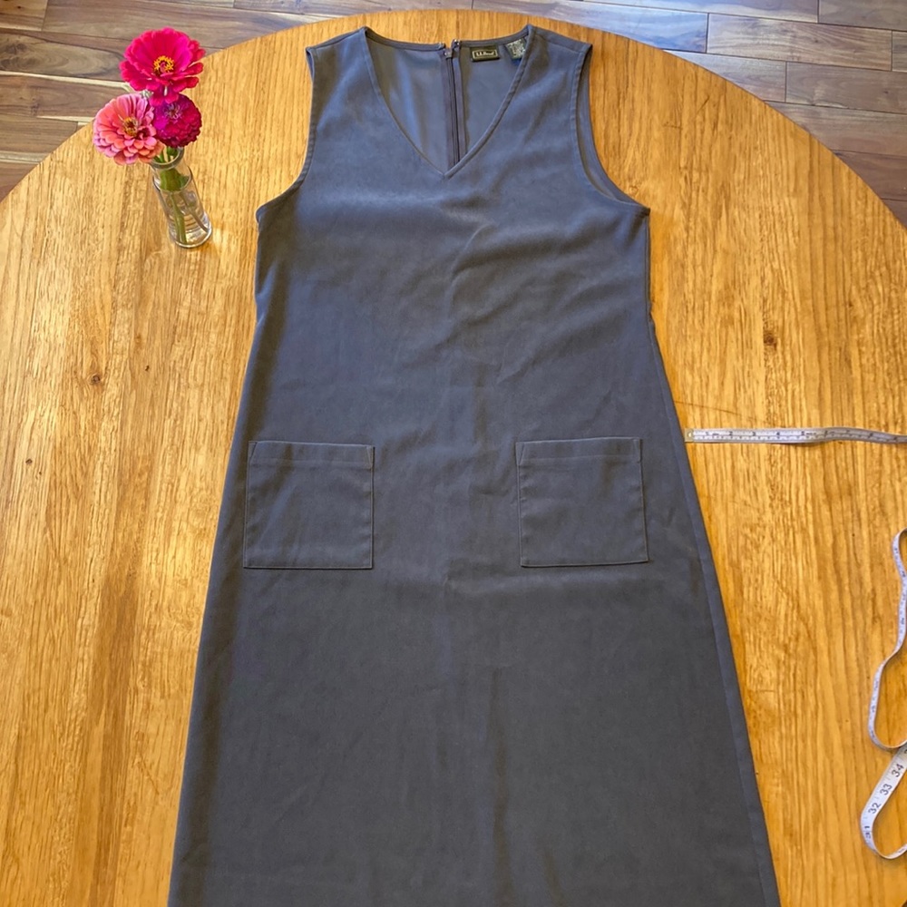 L.L. Bean Jumper, Dress, Bluish-Grey, Soft Material. Sz. 4R